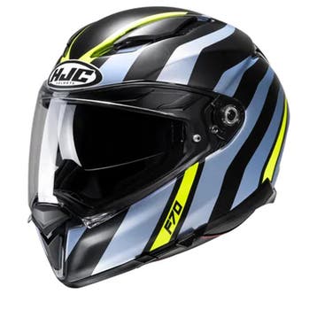 HJC F70 Galla Grijs Geel Mc3Hsf Integraalhelm, Motoren, Nieuw met kaartje, HJC, Integraalhelm, Heren