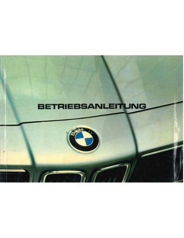 1983 BMW 6 SERIE INSTRUCTIEBOEKJE DUITS, Auto diversen