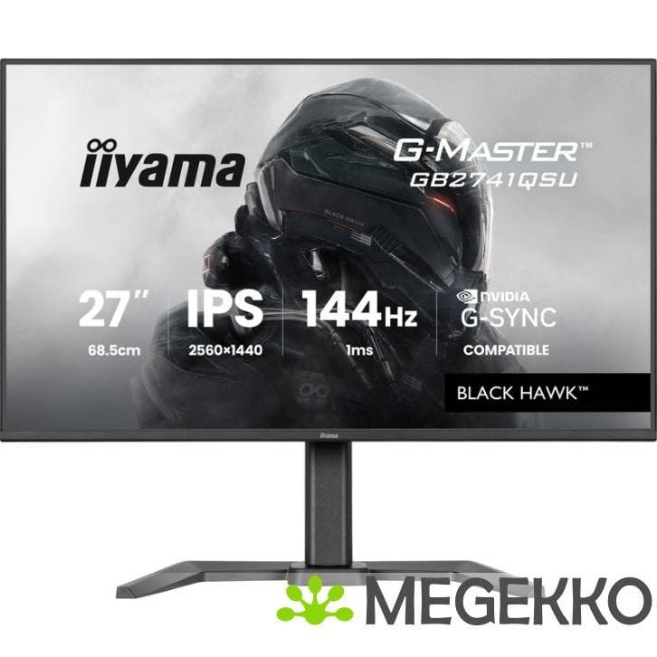 Iiyama G-Master GB2741QSU-B1 27  Quad HD IPS 144Hz Gaming, Computers en Software, Monitoren, Nieuw, Verzenden