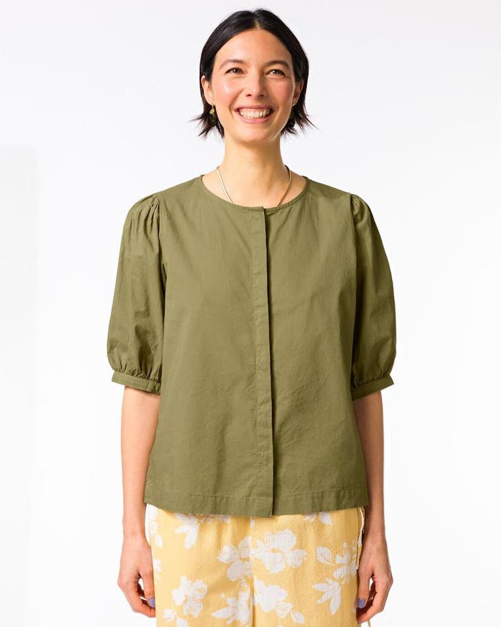 HEMA Damesblouse Sophie olijf, Kleding | Dames, Overige Dameskleding, Nieuw, Verzenden