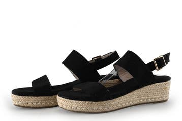 Dolcis Sandalen in maat 40 Zwart, Dolcis, Verzenden, Zwart, Sandalen of Muiltjes