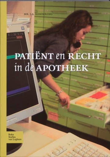 Patiï¿½nt en recht in de apotheek 9789031372348, Verzenden, Zo goed als nieuw