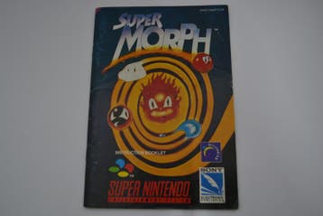 Super Morph (SNES EUR MANUAL), Verzenden, Zo goed als nieuw