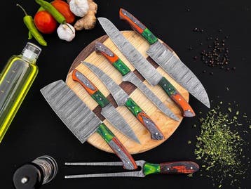 farkal - Keukenmes - Kitchen knife set - handvat van