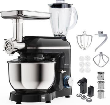 2000W Keukenmixer - 6.2L - Keukenmachine - Keukenrobot - Zwa, Verzenden, Zo goed als nieuw
