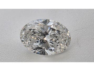 Veiling - Diamant oval 2.70 crt ( IGI gecertificeerd ), Nieuw