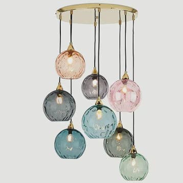 Kleurrijke Moderne Glazen Hanglamp - Stijlvolle Plafondlamp, Verzenden, Nieuw