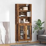 vidaXL buffetkast Oud Hout 69,5 x 32,5 x 180 cm Bewerkt hout, Minder dan 50 cm, Verzenden, Nieuw, Minder dan 100 cm