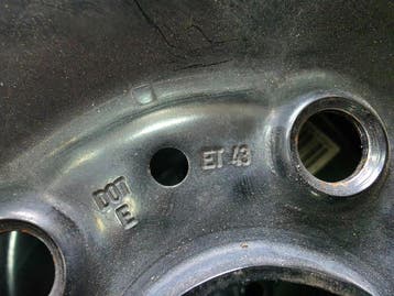 5x112 vw stalen velgen 2 x 16 inch, Ophalen of Verzenden, Gebruikt, 16 inch, Velg(en)