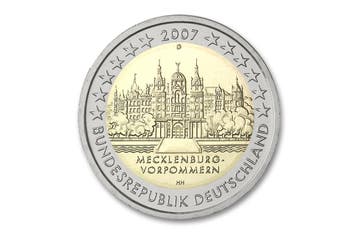 2 euro Kasteel Schwerin 2007 - Duitsland, Verzenden