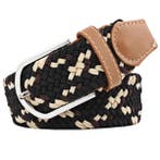 Fako Fashion - Elastische Riem - Canvas - Gevlochten - 105cm, Verzenden, Nieuw