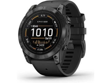 Garmin Epix Pro (Gen 2) 51 mm zwart/grijs met grijze, Verzenden, Zo goed als nieuw, Garmin