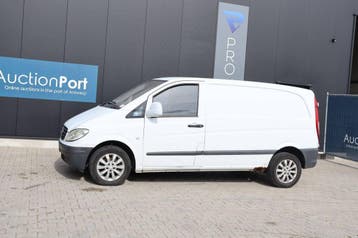 Veiling: Bestelwagen Mercedes-Benz Vito 109 CDI Diesel 95pk, Gebruikt, Wit, Mercedes-Benz, BTW verrekenbaar