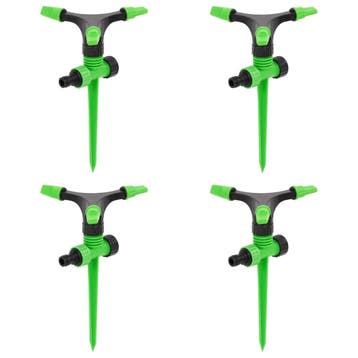 vidaXL Sproeiers 4 st 16x13,5x25,5 cm ABS en PP groen en, Verzenden, Nieuw