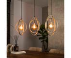 Hanglamp Turn Around 3 lampen - Beige, Ophalen of Verzenden, Nieuw