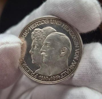 Duitsland, keizerrijk Willem II. 3 Mark 1914 / Silver