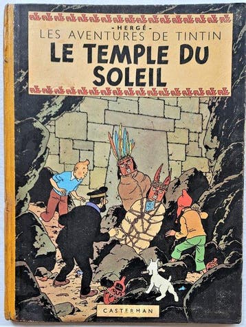 Tintin T14 - Le temple du soleil (B3) - C - 1 Album - Eerste, Nieuw