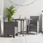 vidaXL Tuinstoel 2 pcs Lichtgrijs 53 x 49 x 85 cm, Verzenden, Nieuw
