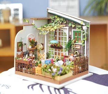 Robotime Millers Garden met LED licht Knutselen Houten M..., Verzenden, Nieuw