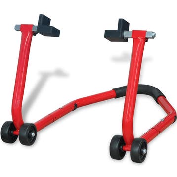 vidaXL Motorfiets achterwiel paddock standaard rood, Verzenden, Nieuw