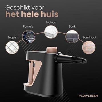 2dekans | FLOWSTEAM® Compact 12-in-1 Handstoomreiniger - 4, Ophalen of Verzenden, Gebruikt