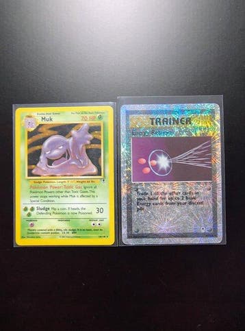 Pokémon - 2 Card - Mu Holo - energy Retrieval Reverse Holo -, Nieuw