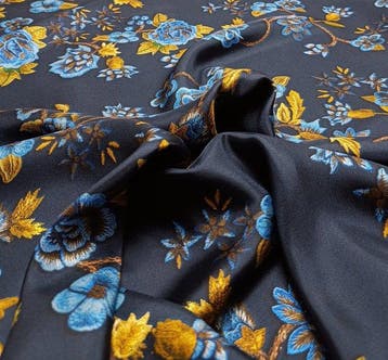 B622 - 500 x 135 cm - Twill in 100% pura seta di Como -