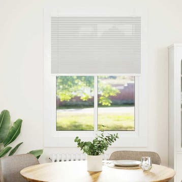 vidaXL Plissé rolgordijn 90x150 cm stofbreedte 89,4 cm, Verzenden, Nieuw, Grijs