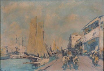 Sujatno Koempoel (1912-1987) - Javaanse Haven, Antiek en Kunst