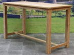 Bartafel 180x80xH105 cm teakhout, Tuin en Terras, Tuintafels, Ophalen of Verzenden, Nieuw, Teakhout