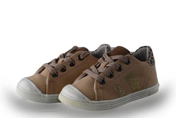 Jopper Sneakers Meisjes in maat 22 Beige, Verzenden, Schoenen, Zo goed als nieuw, Jongen of Meisje
