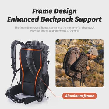 Naturehike Klimrugzak 60+5L - Ruime Outdoor Rugzak voor Reiz, Verzenden, Nieuw
