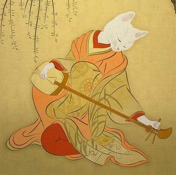 Yanagi shamisen cat - Ana Maia - Zweden (Zonder