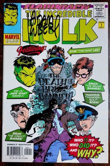 Flashback: The Incredible Hulk #1 1997 1st Print Big Key, Nieuw