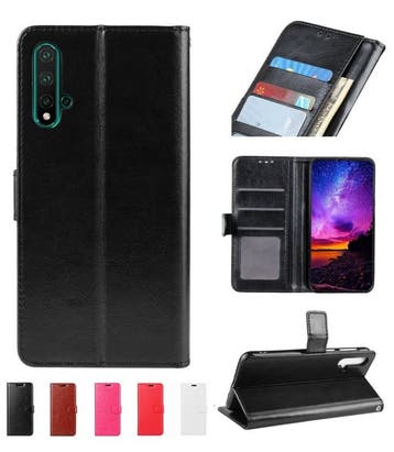 Galaxy Note 10 Plus Leren Portemonnee Hoesje Met Pasfotovakj, Ophalen of Verzenden, Nieuw