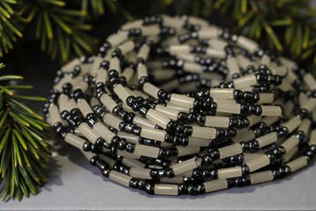 Waist Beads / Afrikaanse Heupketting - OTASOWIE - Grijs (ela, Ophalen of Verzenden, Nieuw