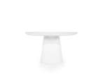 Eettafel Elin rond 130x130cm - wit | Eleonora, Ophalen of Verzenden, Nieuw