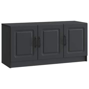 vidaXL TV-kast Zwart 99 x 34,5 x 47 cm Bewerkt hout, Minder dan 50 cm, Verzenden, Nieuw, Minder dan 100 cm