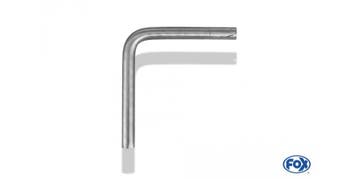 FOX Houder rond staal - 90° - Ø10mm lengte: 100x100mm, Verzenden, Nieuw