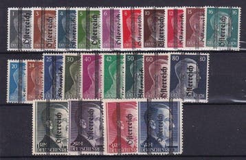 Oostenrijk 1945 - Grazer Lokal-Ausgabe für das von der, Gestempeld