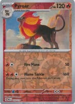 Pyroar 016/131 reverse holo Prismatic Evolutions, Ophalen of Verzenden, Nieuw, Losse kaart, Foil