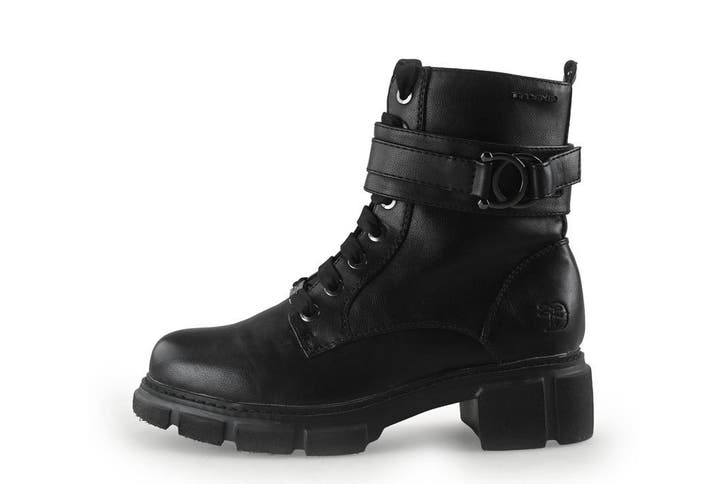 Tom Tailor Veterboots in maat 39 Zwart, Kleding | Dames, Schoenen, Zwart, Zo goed als nieuw, Overige typen, Verzenden
