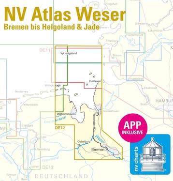 NV Charts Duitsland - DE12 Bremen tot Helgoland en Jade, Ophalen of Verzenden, Nieuw
