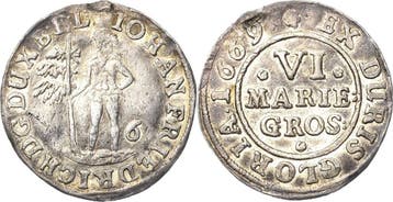 6 Mariengroschen 1669, Braunschweig-calenberg-hannover Jo..., Verzenden