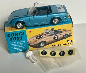 Corgi 1:43 - Modelauto - Re-edition Lotus Elan S2 - Nieuw in, Nieuw