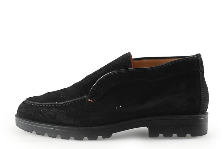 Santoni Instappers in maat 39 Zwart, Kleding | Heren, Schoenen, Zwart, Zo goed als nieuw, Overige typen, Verzenden
