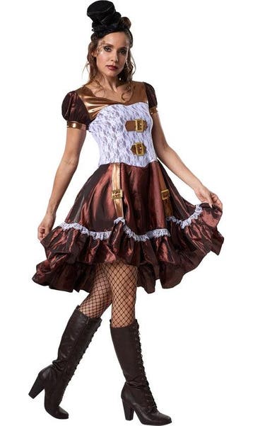 2dekans | Dressforfun Steampunk lady S - verkleedkleding, Dressforfun, Ophalen of Verzenden, Zo goed als nieuw