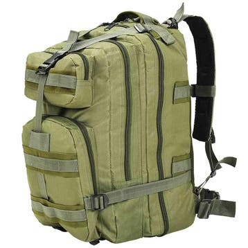 vidaXL 91382 Rugzak legerstijl 50 L olijfgroen, Verzenden, Nieuw