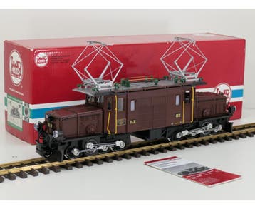 LGB 25402 RhB-Ellok Ge 6/6 I 412, Massoth Sound Digital S..., Gebruikt, Overige typen, Ophalen of Verzenden, LGB