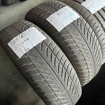 2 x Goodyear UltraGrip 8 205-65-16 Winterbanden 6mm, Gebruikt, 16 inch, Band(en), Personenwagen